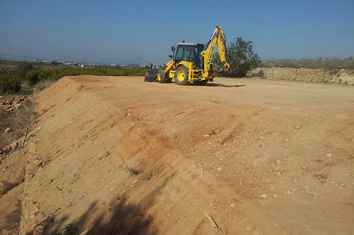 Terraplén en construcción